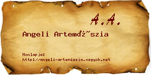 Angeli Artemíszia névjegykártya